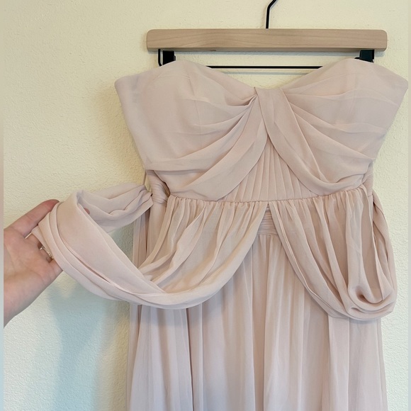 [Birdy Grey] Grace Convertible Maxi Dress Gown Blush Pink Size Extra Extra Large - Picture 4 of 12